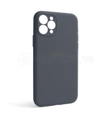 Чохол Full Silicone Case для Apple iPhone 11 Pro dark grey (15) закрита камера