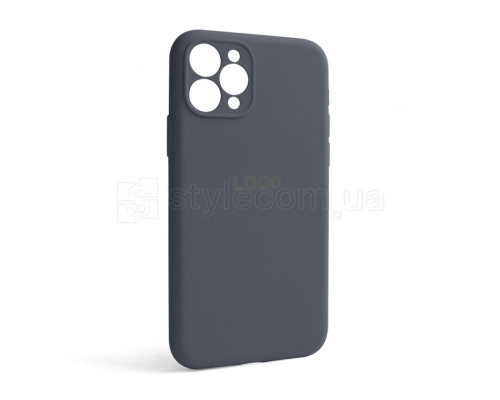 Чохол Full Silicone Case для Apple iPhone 11 Pro dark grey (15) закрита камера TPS-2710000244264