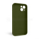 Чохол Full Silicone Case для Apple iPhone 13 forest green (63) закрита камера TPS-2710000245162