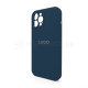 Чохол Full Silicone Case для Apple iPhone 12 Pro Max deep navy (68) закрита камера TPS-2710000245070