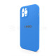 Чохол Full Silicone Case для Apple iPhone 12 Pro Max royal blue (03) закрита камера