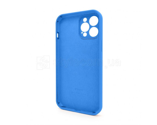 Чохол Full Silicone Case для Apple iPhone 12 Pro Max royal blue (03) закрита камера