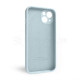 Чохол Full Silicone Case для Apple iPhone 13 sky blue (58) закрита камера TPS-2710000245117