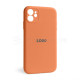 Чохол Full Silicone Case для Apple iPhone 12 new peach (66) закрита камера TPS-2710000244738