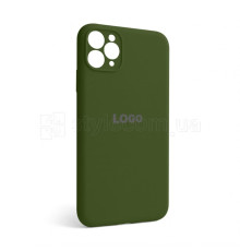 Чохол Full Silicone Case для Apple iPhone 11 Pro Max army green (45) закрита камера