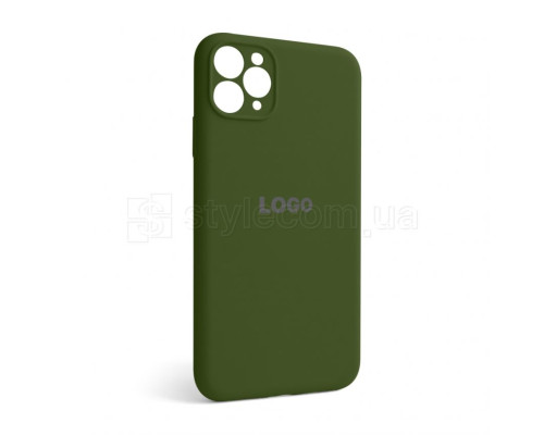 Чохол Full Silicone Case для Apple iPhone 11 Pro Max army green (45) закрита камера TPS-2710000244493