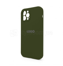 Чохол Full Silicone Case для Apple iPhone 12 Pro forest green (63) закрита камера