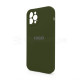 Чохол Full Silicone Case для Apple iPhone 12 Pro forest green (63) закрита камера TPS-2710000244837