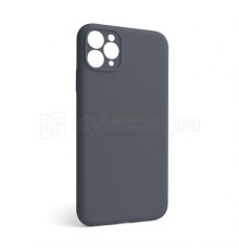 Чохол Full Silicone Case для Apple iPhone 11 Pro Max dark grey (15) закрита камера