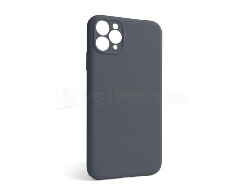 Чохол Full Silicone Case для Apple iPhone 11 Pro Max dark grey (15) закрита камера TPS-2710000244554