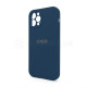 Чохол Full Silicone Case для Apple iPhone 12 Pro deep navy (68) закрытая камера TPS-2710000244882