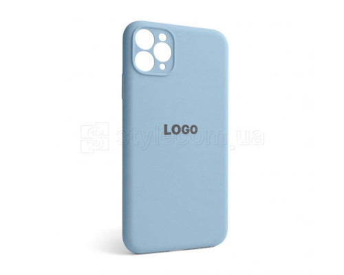 Чохол Full Silicone Case для Apple iPhone 11 Pro Max light blue (05) закрита камера