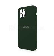 Чохол Full Silicone Case для Apple iPhone 12 Pro atrovirens green (54) закрита камера