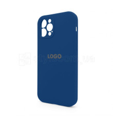 Чохол Full Silicone Case для Apple iPhone 12 Pro blue cobalt (36) закрита камера