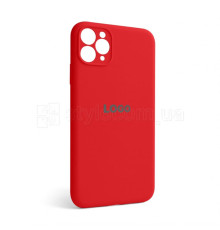 Чохол Full Silicone Case для Apple iPhone 11 Pro Max red (14) закрита камера