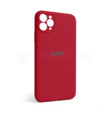 Чохол Full Silicone Case для Apple iPhone 11 Pro Max rose red (37) закрита камера