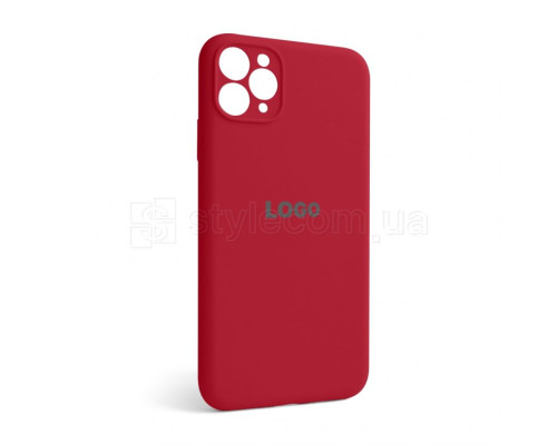 Чохол Full Silicone Case для Apple iPhone 11 Pro Max rose red (37) закрита камера TPS-2710000244622