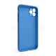 Чохол Full Silicone Case для Apple iPhone 11 Pro Max royal blue (03) закрита камера TPS-2710000244639