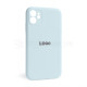 Чохол Full Silicone Case для Apple iPhone 12 sky blue (58) закрита камера TPS-2710000244653