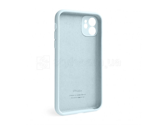 Чохол Full Silicone Case для Apple iPhone 12 sky blue (58) закрита камера TPS-2710000244653