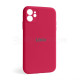 Чохол Full Silicone Case для Apple iPhone 12 pomegranate (59) закрита камера TPS-2710000244660