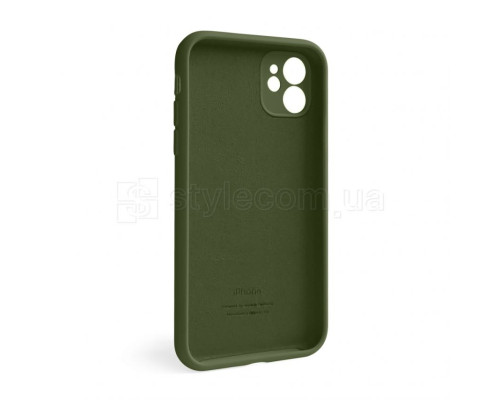 Чохол Full Silicone Case для Apple iPhone 12 forest green (63) закрита камера TPS-2710000244707