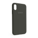 Чохол Full Silicone Case для Apple iPhone X, Xs dark olive (35) TPS-2710000245940