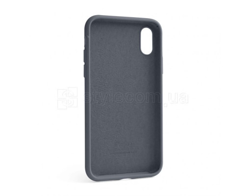 Чохол Full Silicone Case для Apple iPhone X, Xs dark grey (15) TPS-2710000245933