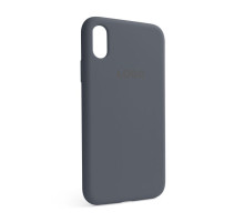 Чохол Full Silicone Case для Apple iPhone X, Xs dark grey (15) TPS-2710000245933