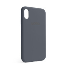 Чохол Full Silicone Case для Apple iPhone X, Xs dark grey (15) TPS-2710000245933 2710000245933