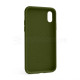 Чохол Full Silicone Case для Apple iPhone X, Xs forest green (63) TPS-2710000245841