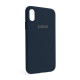 Чохол Full Silicone Case для Apple iPhone X, Xs deep navy (68) TPS-2710000245896