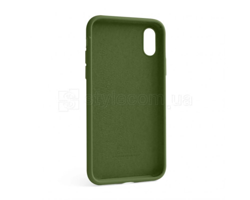 Чохол Full Silicone Case для Apple iPhone X, Xs army green (45) TPS-2710000245919