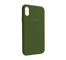 Чохол Full Silicone Case для Apple iPhone X, Xs army green (45) TPS-2710000245919