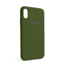 Чохол Full Silicone Case для Apple iPhone X, Xs army green (45) TPS-2710000245919 2710000245919