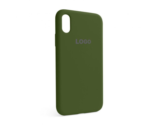 Чохол Full Silicone Case для Apple iPhone X, Xs army green (45) TPS-2710000245919