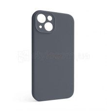 Чохол Full Silicone Case для Apple iPhone 13 dark grey (15) закрита камера