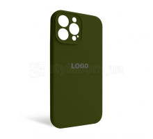 Чохол Full Silicone Case для Apple iPhone 13 Pro Max forest green (63) закрита камера TPS-2710000245582