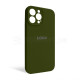 Чохол Full Silicone Case для Apple iPhone 13 Pro Max forest green (63) закрита камера TPS-2710000245582