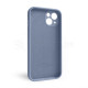 Чохол Full Silicone Case для Apple iPhone 13 lavender grey (28) закрита камера TPS-2710000245285