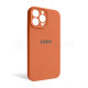 Чохол Full Silicone Case для Apple iPhone 13 Pro Max new peach (66) закрита камера TPS-2710000245612