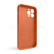 Чохол Full Silicone Case для Apple iPhone 13 Pro Max new peach (66) закрита камера TPS-2710000245612