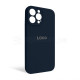 Чохол Full Silicone Case для Apple iPhone 13 Pro Max deep navy (68) закрита камера TPS-2710000245636