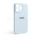 Чохол Full Silicone Case для Apple iPhone 13 Pro sky blue (58) закрита камера TPS-2710000245339