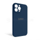 Чохол Full Silicone Case для Apple iPhone 13 Pro Max blue cobalt (36) закрита камера TPS-2710000245667