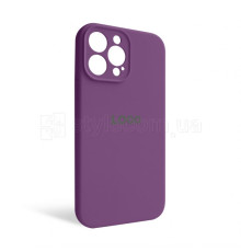 Чохол Full Silicone Case для Apple iPhone 13 Pro Max grape (43) закрита камера