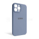 Чохол Full Silicone Case для Apple iPhone 13 Pro Max lavender grey (28) закрита камера TPS-2710000245728