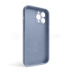 Чохол Full Silicone Case для Apple iPhone 13 Pro Max lavender grey (28) закрита камера TPS-2710000245728