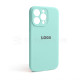 Чохол Full Silicone Case для Apple iPhone 13 Pro new blue (67) закрита камера TPS-2710000245414