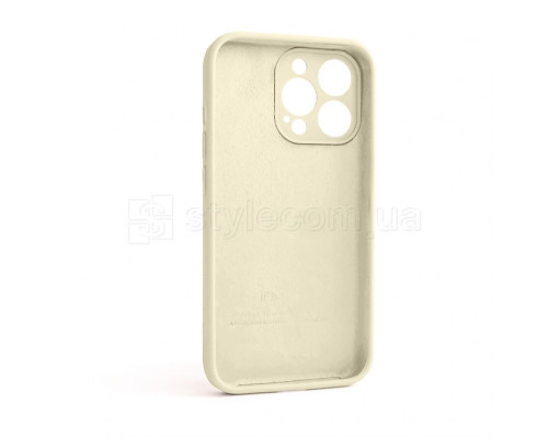 Чохол Full Silicone Case для Apple iPhone 13 Pro antique white (10) закрита камера TPS-2710000245438